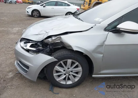 2015 Volkswagen Golf Tsi S 4-Door из США, поврежденный, VIN 3VW217AUXFM019819